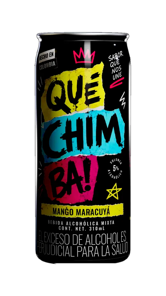 Lata Qué Chimba 310 ml, Mango Maracuyá